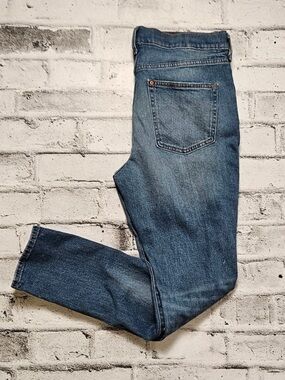 H&M Skinny Fit Distressed Jeans 34x32 Light Wash Ripped Denim